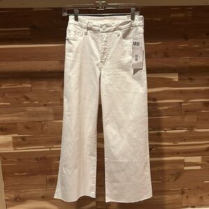 NWT Kut from the Kloth Meg jeans size 0 Optic White